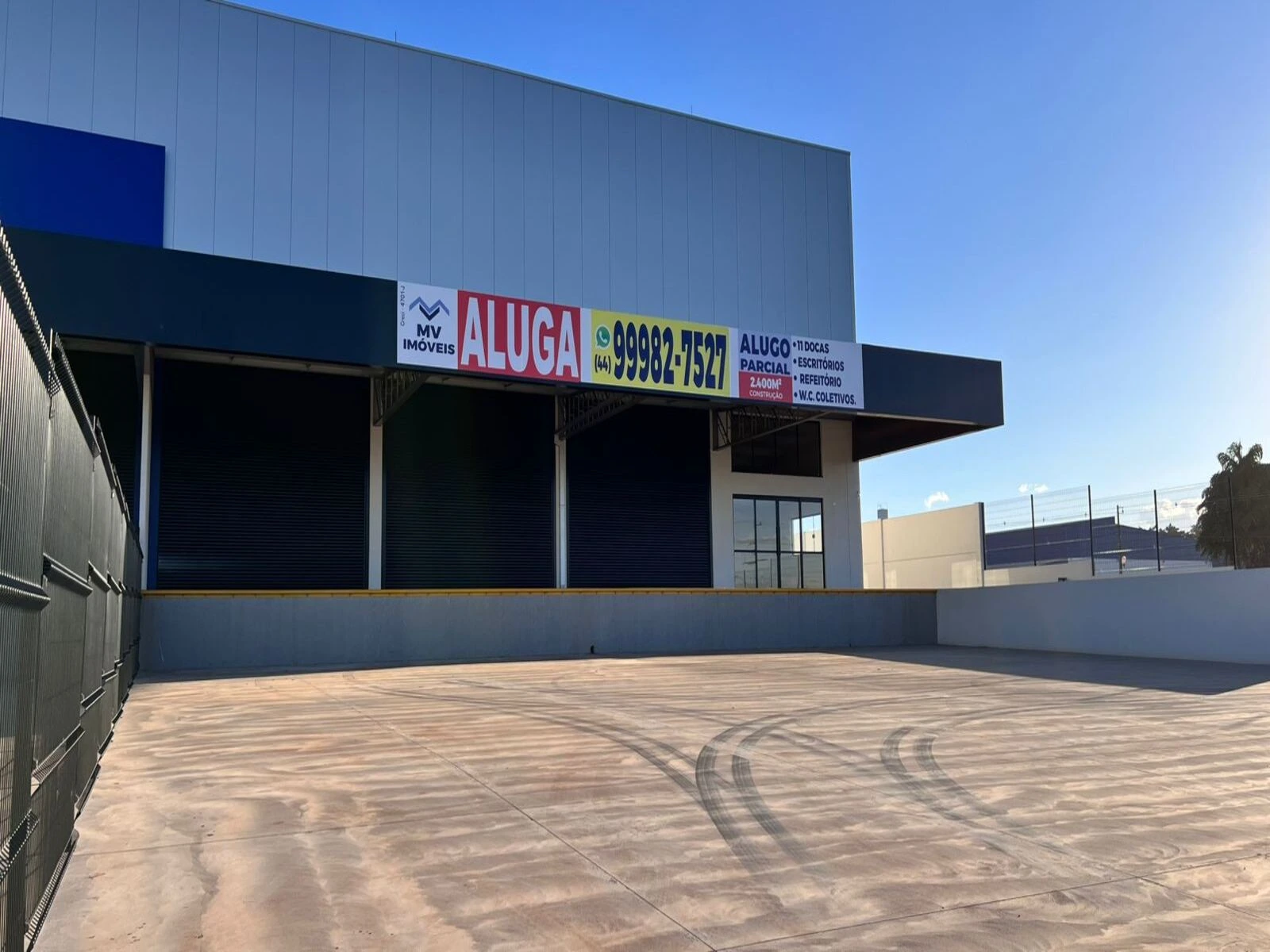 Imóvel Comercial/ Industrial disponível para Locação | 2.400m² | Marialva – PR